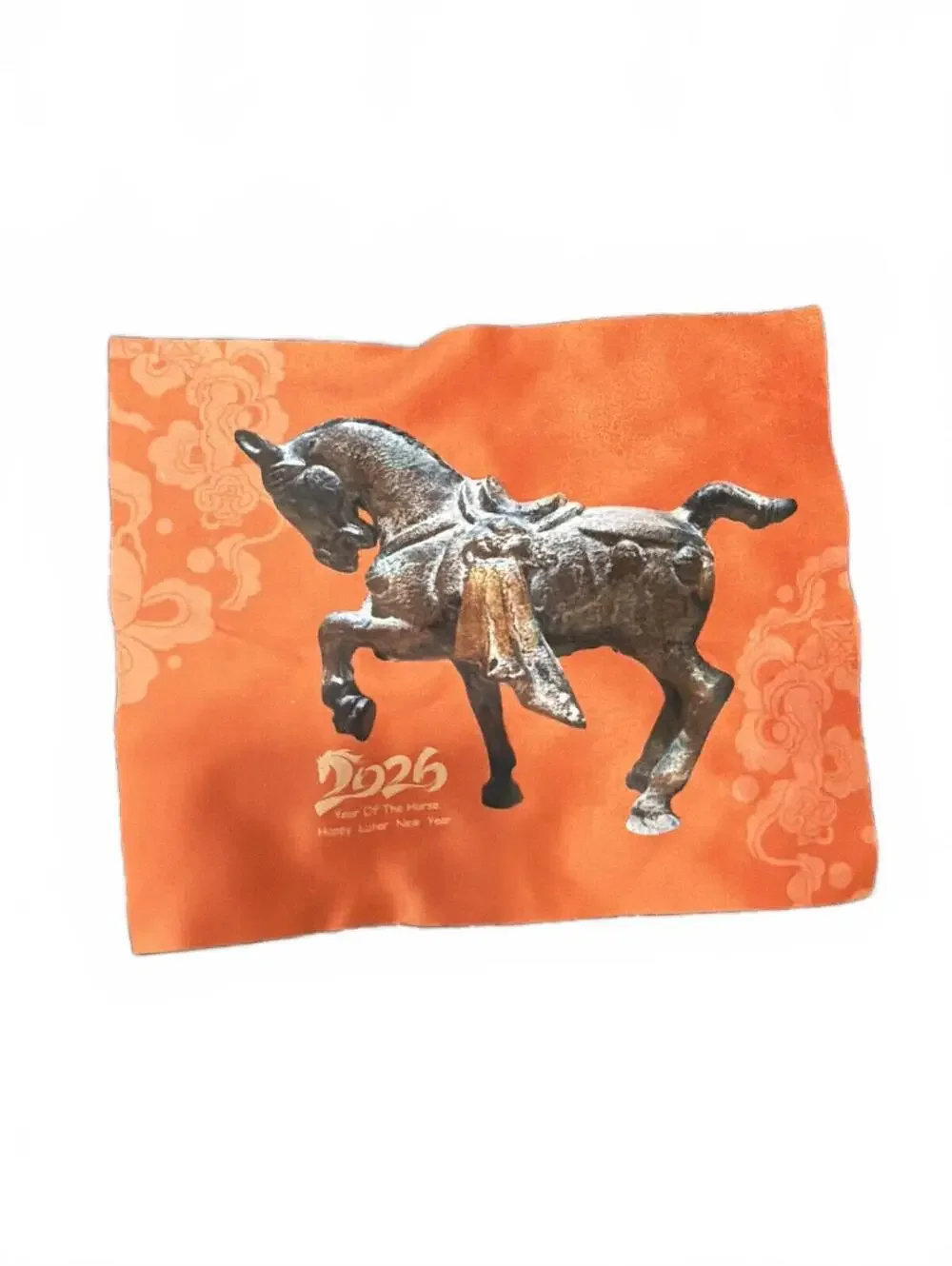 Zenni Orange Eyeglasses Cleaning Cloth